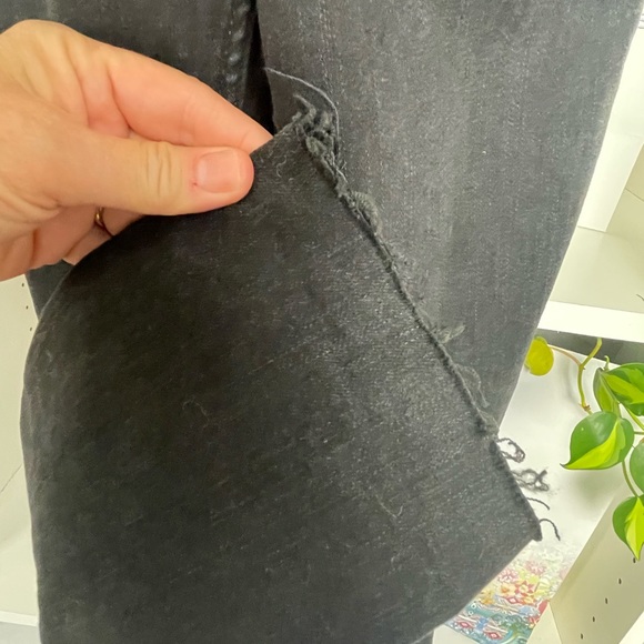 Madewell Skinny Overalls In Lunar Wash Black Denim - Picture 9 of 13